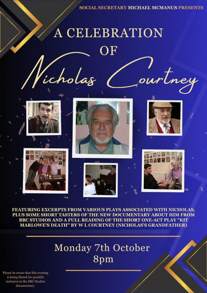 A celebration of the actor Nicholas Courtney