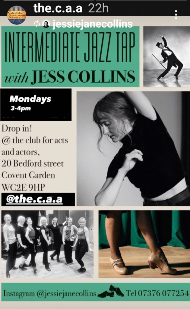 Jazz tap classes with Jess Collins