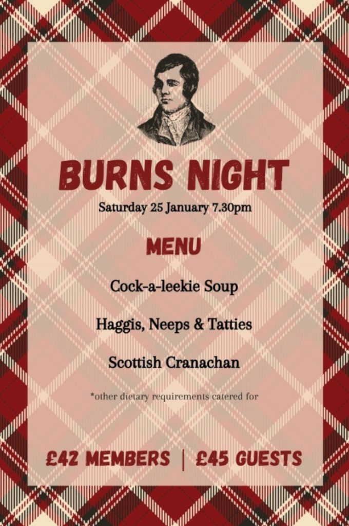 Dust off your kilts, sharpen your wit, and get ready to toast the Bard of Ayrshire in true Scottish style!