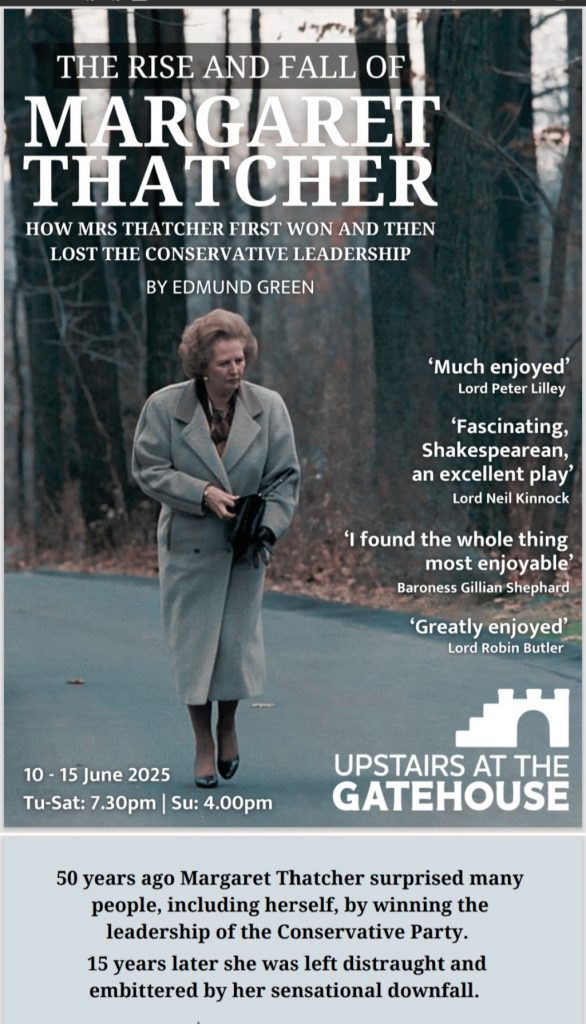 An acclaimed dramatisation of the machinations, rivalries and ambitions of leadership battles and shows how Mrs Thatcher changed in the intervening years.